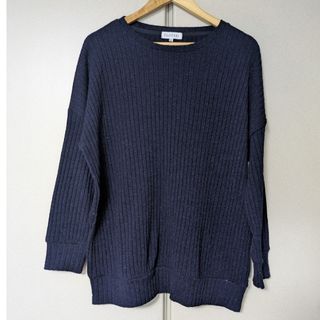 シマムラ(しまむら)の【訳あり】【大きいサイズ】紺色ニット【しまむら】(ニット/セーター)