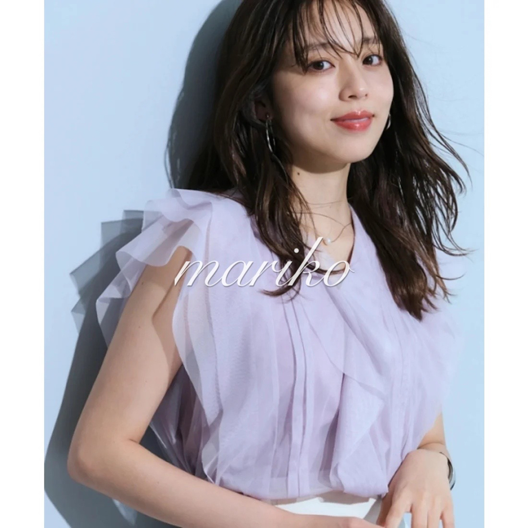 JUSGLITTY - 【新品】ジャスグリッティー チュールブラウス