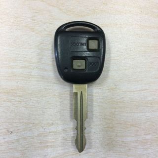 TA10350 青枠 ランプ点灯 トヨタ ダイハツ 純正 キーレス リモコン ピクシス パッソ bB OEM ムーヴ タント エッセ L235S ラテ ミラ S321ブーン等 2ボタン  (車内アクセサリ)