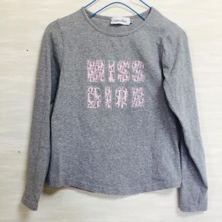 クリスチャンディオール(Christian Dior)の❤️入手不可 一点モノ❤️DIOR  ロンT 灰色 トロッターピンク(Tシャツ(長袖/七分))