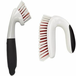 【特価商品】OXO 風呂掃除 グラウト ブラシ オレンジ & 風呂掃除 ハンディ(日用品/生活雑貨)