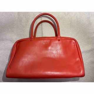 アニエスベー(agnes b.)のアニエスベー ハンドバッグ レザー オレンジ(ハンドバッグ)