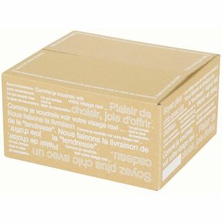 【在庫セール】ヘッズ(Heads) 日本製 段ボール ベージュ W250×D22(ラッピング/包装)