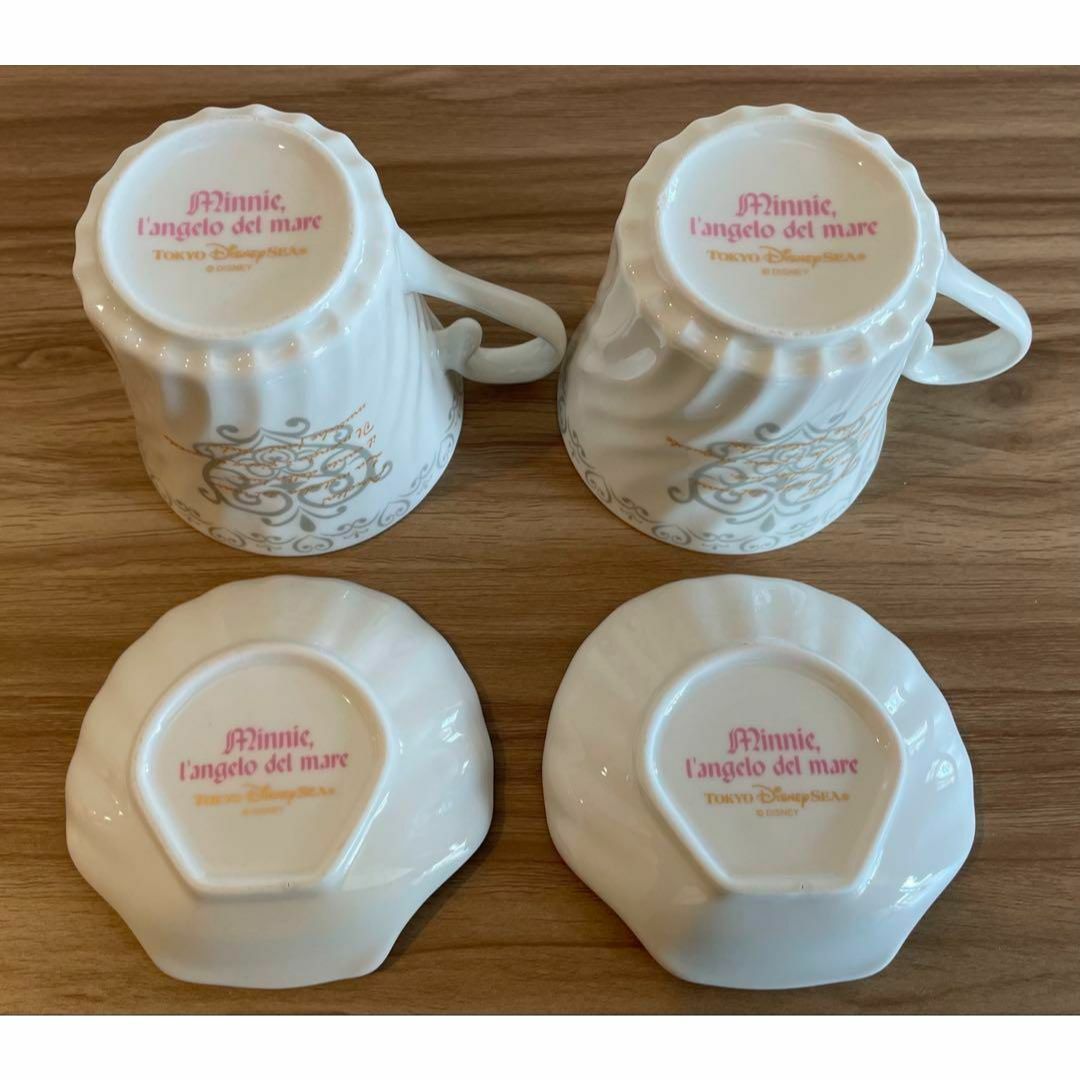 Disney(ディズニー)の未使用品 ディズニーシー ミニー カップ＆ソーサー 食器セット ディズニー インテリア/住まい/日用品のキッチン/食器(グラス/カップ)の商品写真