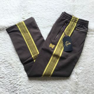ニードルス(Needles)の新品 別注 NEEDLES トラックパンツ ブラウン Sサイズ(その他)