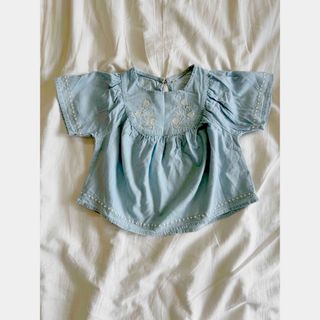 バースデイ - ベビー服　刺繍入りデニム　トップス　90size