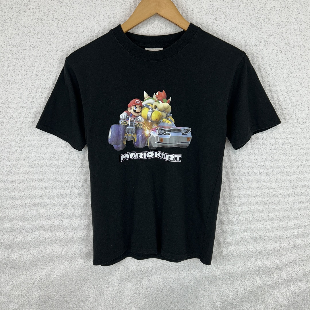MARIOKART マリオカート Tシャツ ゲームT キャラクター ブラック XSサイズ レディース 古着 ストリート ナード系　ピチt