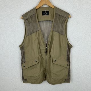 Patrizio Francesca パトリツィオフランチェスカ フィッシングベスト メッシュ メンズ 古着 ワーク系 アメカジ テック系(ベスト)