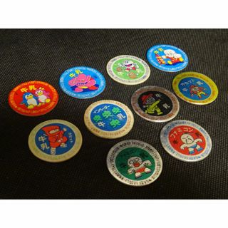 昭和レトロ ファミコンキャラ 丸メンコ（小）10枚セット 当時物 駄菓子屋(その他)