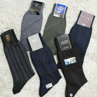 セリーヌ(CELINE)の新品未使用品 セリーヌ イヴサンローラン ビジネスソックス6足 25～26cm(ソックス)