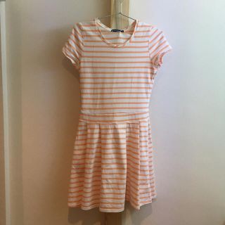 プチバトー(PETIT BATEAU)のPETIT BATEAU ボーダーワンピース(ひざ丈ワンピース)