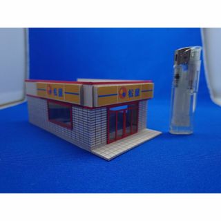 ◇オリジナル店舗建築模型05◇スケール1/87 HOゲージインテリア　鉄道模型(鉄道模型)