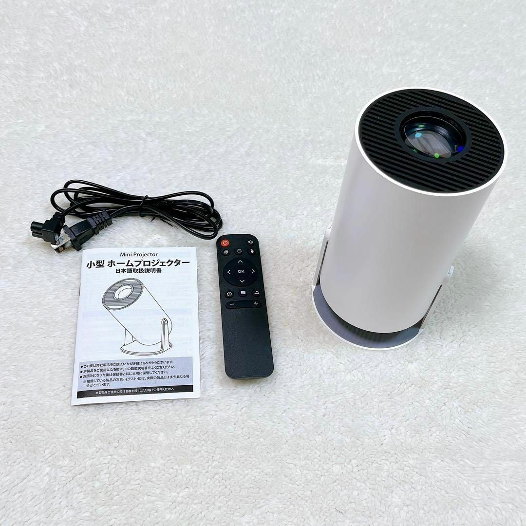 プロジェクター 家庭用 270°回転 4K対応 Android TV搭載 小型の