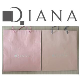 ダイアナ(DIANA)のDIANA ダイアナ ショップ袋 ショッパー 紙袋 ２枚(ショップ袋)