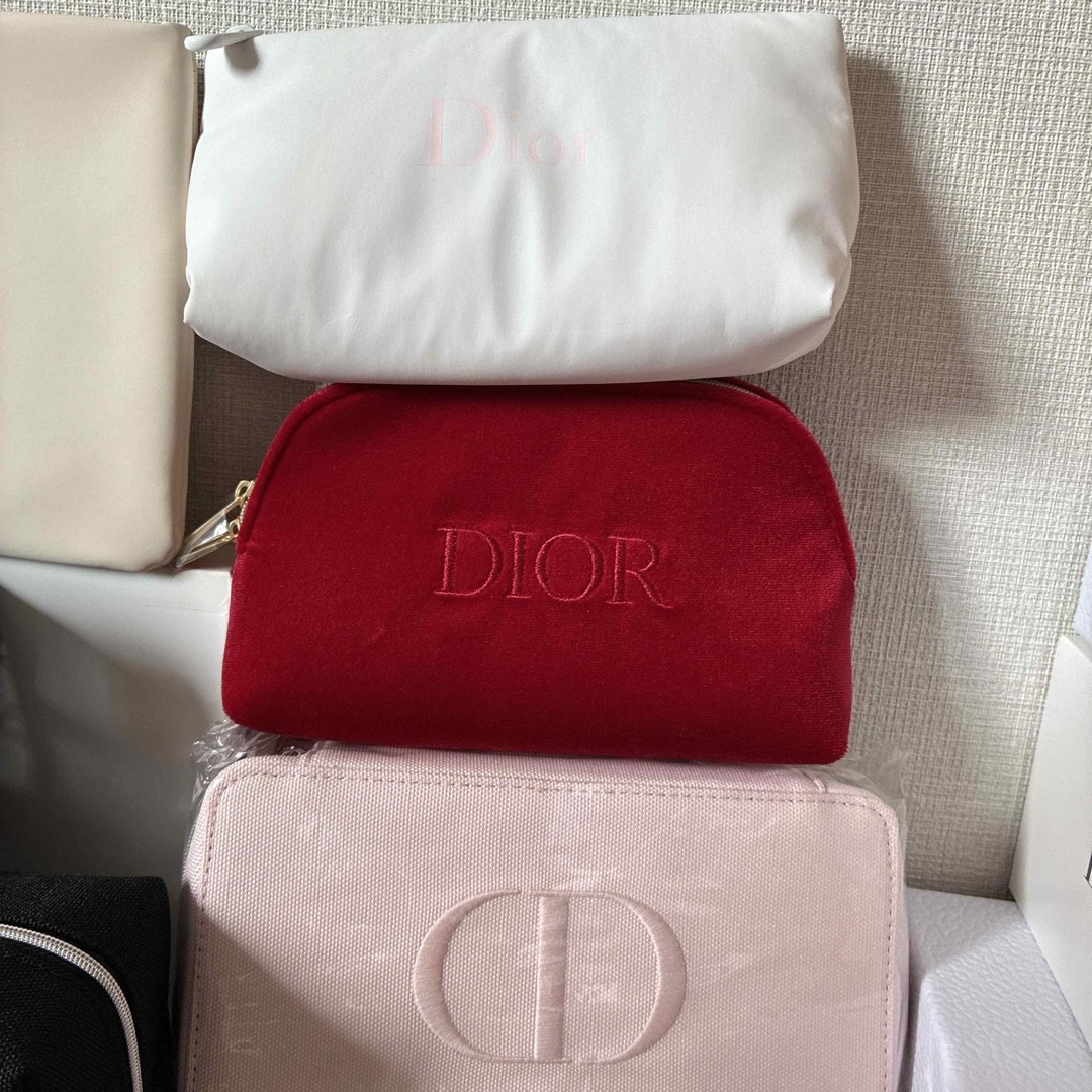 Christian Dior(クリスチャンディオール)の【新品未使用】豪華✨ディオールオリジナルポーチ１１個セット エンタメ/ホビーのコレクション(ノベルティグッズ)の商品写真