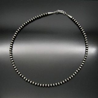 ナバホ族 ネックレス ビーズ 5mm/50cm ナバホパール 28010259(ネックレス)