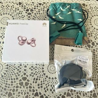 【新品未使用】HUAWEI Free Clip ローズゴールド ケース(ヘッドフォン/イヤフォン)