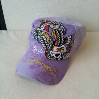 エドハーディー(Ed Hardy)のラベンダー キャップ(キャップ)