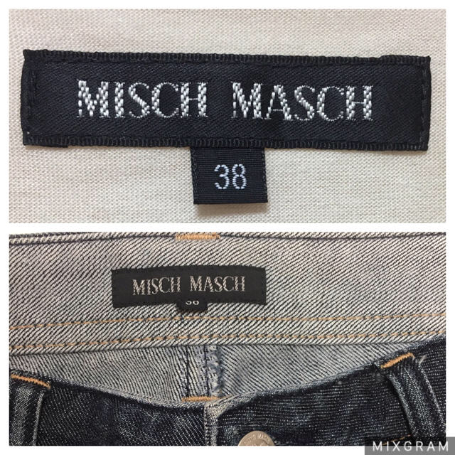 MISCH MASCH(ミッシュマッシュ)の❤︎格安セット❤︎MISCH MASCH リボン付シフォンブラウス＆七分丈デニム レディースのトップス(シャツ/ブラウス(長袖/七分))の商品写真