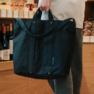ディーンアンドデルーカ(DEAN & DELUCA)の新品★DEAN&DELUCAディーン&デルーカ コットントートバッグブラック L(トートバッグ)