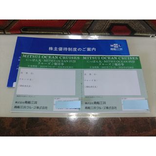 にっぽん丸・MITSUI OCEAN FUJI　クルーズ優待券2枚セット(その他)