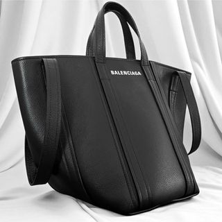 バレンシアガ(BALENCIAGA)の美品 バレンシアガ エブリデイ ノースサウス トートバッグ ブラック ショルダー(トートバッグ)