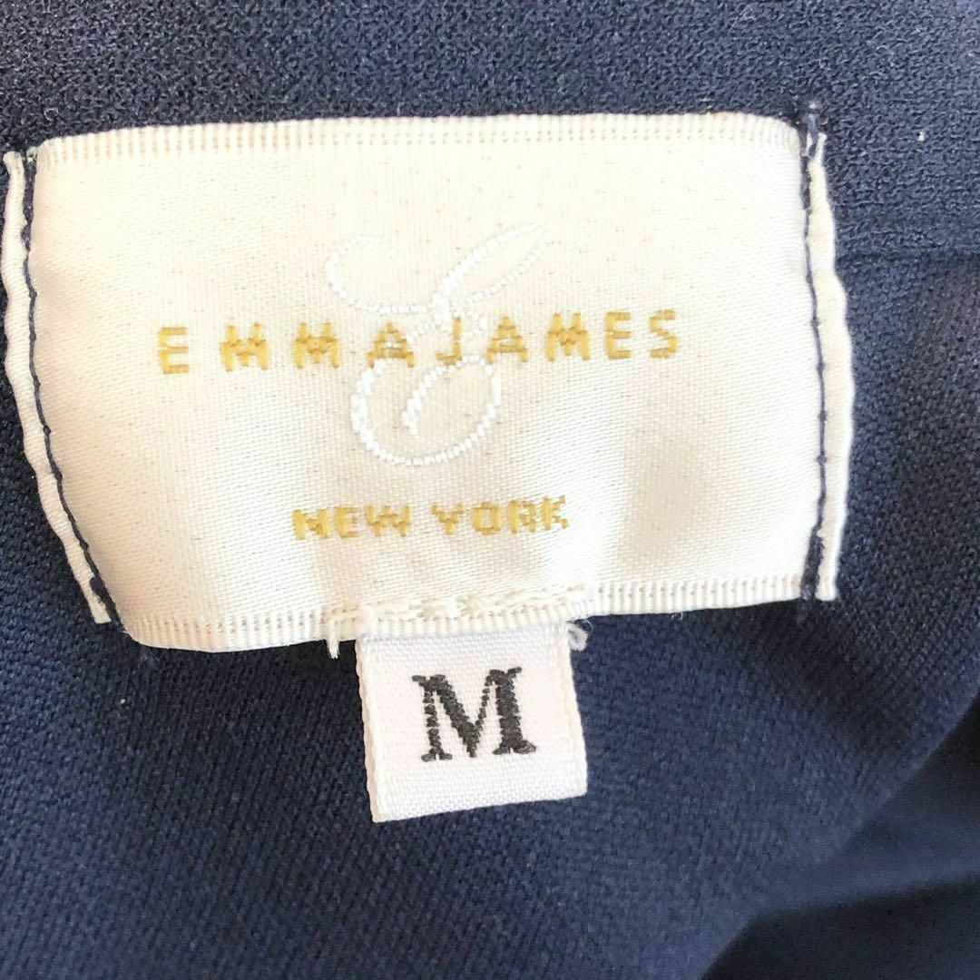 6896 EMMA JAMES デザインブラウス M 無地 フェミニン レディースのトップス(シャツ/ブラウス(長袖/七分))の商品写真