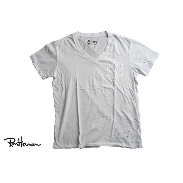 Ron Herman ロンハーマン ダメージＶ首 Tシャツ 2枚セット