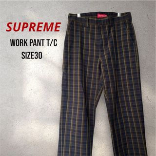 Supreme ワークパンツ 17AW 赤チェック サイズ32 美品 - メルカリ
