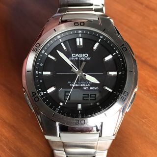 カシオ(CASIO)のCASIO WVA-M640 防水ソーラー メンズ 腕時計(その他)