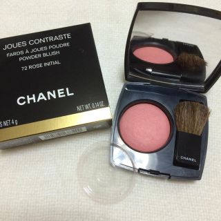 シャネル(CHANEL)の美品シャネルチーク⭐︎72ローズイニシアル(チーク)