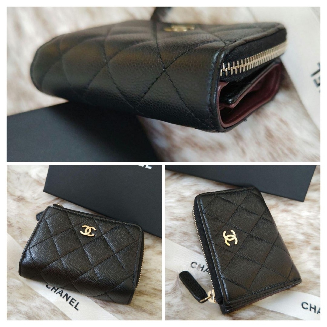 CHANEL シャネル 三つ折り財布 コンパクトウォレット ココマーク