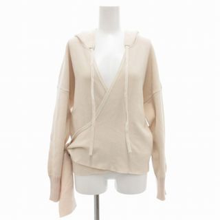 スリーワンフィリップリム(3.1 Phillip Lim)の3.1 フィリップリム ラップパーカー フーディー ニット カシュクール XS(パーカー)