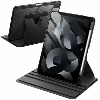 【色:ブラック】JEDirect 回転ケース iPad Air 11インチ M2(タブレット)