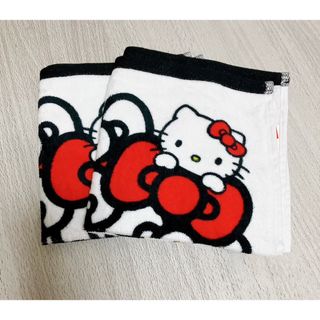 サンリオ　キティ　ウォッシュタオル　2枚セット