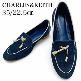 CHARLES&KEITH◆スリッポン ボートシューズ◆送料込 CHARLES & KEITH レースアップ プラットフォームオクスフォード
