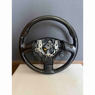 SC430 純正 ステアリング ハンドル 希少 黒木目 UZZ40 ソアラ SC(車種別パーツ)