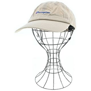 チャンピオン(Champion)のCHAMPION チャンピオン キャップ  ベージュ 【古着】【中古】【送料無料】(キャップ)