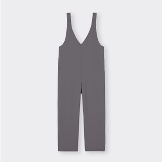 GU - 【GU】カットソーサロペットパンツ   グレー  S