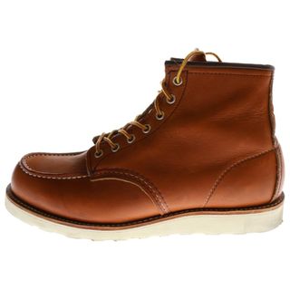 レッドウィング(REDWING)のRED WING レッド ウイング 現行タグ 6‐INCH CLASSIC MOC IRISH SETTER 6インチ クラシックモック レザー ハイカットブーツ アイリッシュセッター ブラウン US9.5/27.5cm 00875-3(ブーツ)