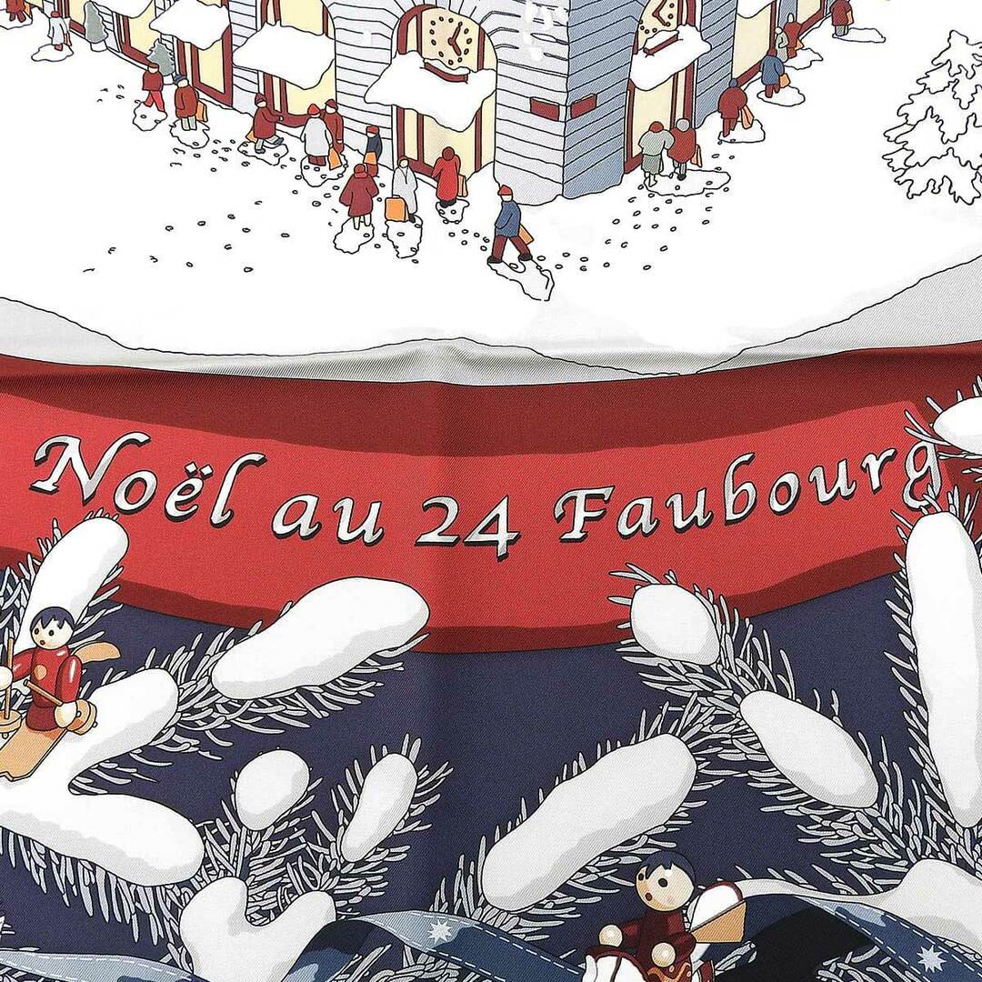 HERMES - エルメス カレ 90 Noel au 24 Faubourg スカーフ