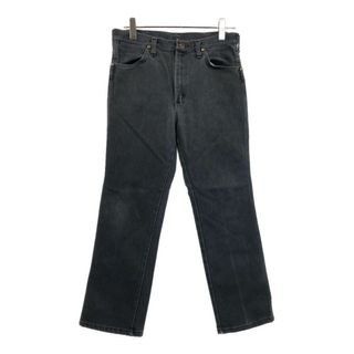 Wrangler - 80年代 USA製 Wrangler ラングラー 937 デニムパンツ ブラック(メンズ W34 L30)中古 古着 U6605