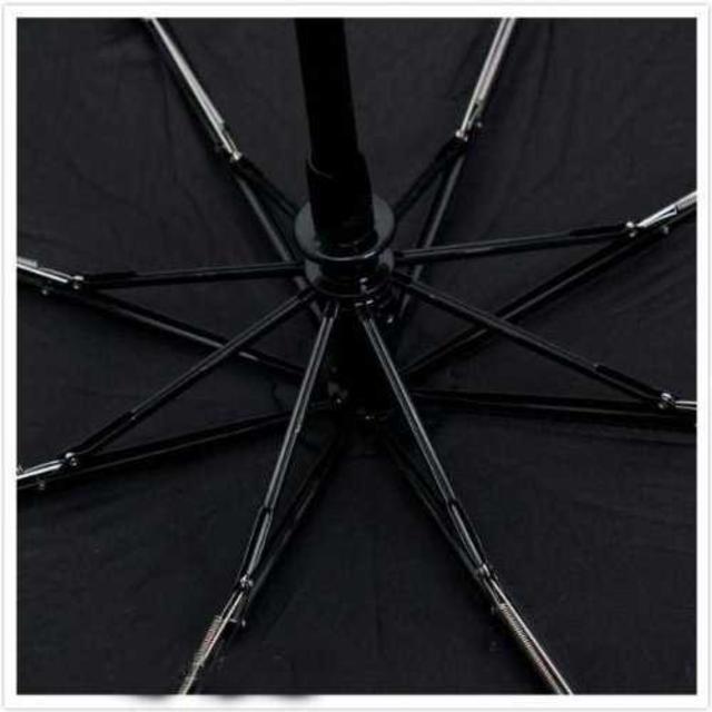 おすすめ！ ｛自動開閉｝晴雨兼用折りたたみ傘 ブラック　男女兼用 メンズのファッション小物(傘)の商品写真