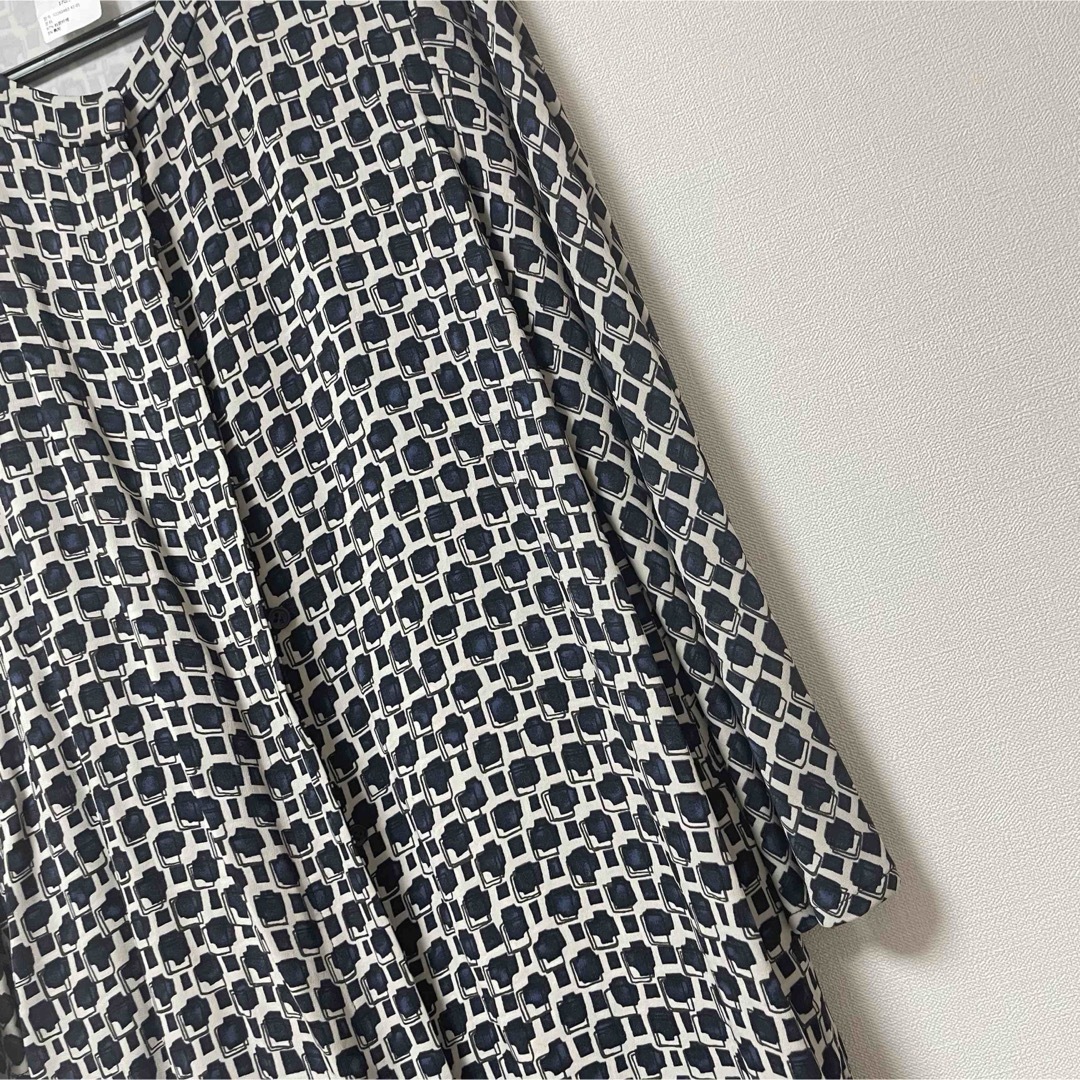 S Max Mara - 極美品 S MaxMara 総柄ワンピース シフォン