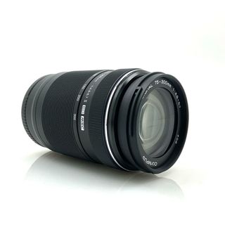 オリンパス(OLYMPUS)の【全額返金保証】【最速発送】OLYMPUS M.ZUIKO DIGITAL ED 75-300mm F4.8-6.7 II [ブラック] 美品 動作確認済(レンズ(ズーム))