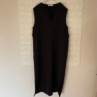 ショコラフィネローブ(chocol raffine robe)のchocol raffine robe ノースリーブロングワンピース ブラック(ロングワンピース/マキシワンピース)
