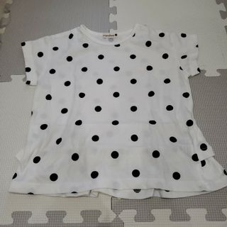 Branshes - キッズ 110 Tシャツ 半袖 ブランシェス 白 ドット 女の子 春夏 フリル