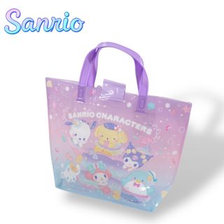 サンリオ - サンリオ プールバッグ ビニールバッグ 海 スイミング マチ付き ビーチバッグ
