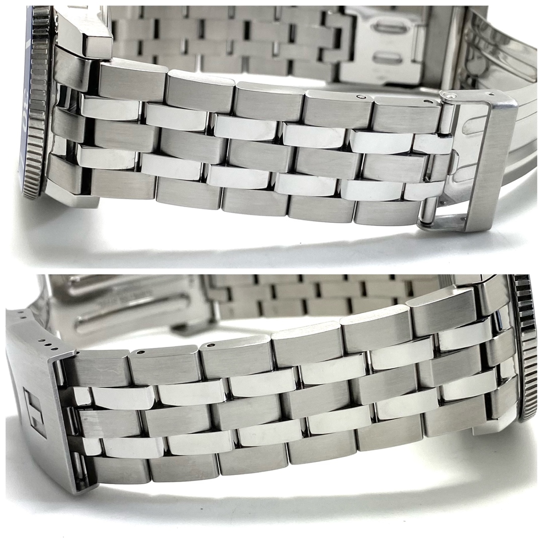 TISSOT(ティソ)の【美品・動作良好】ティソ TISSOT シースター1000 パワーマティック80 T120407A 自動巻 青 デイト表示 裏スケ 30気圧防水 中古 腕時計 メンズ メンズの時計(腕時計(アナログ))の商品写真