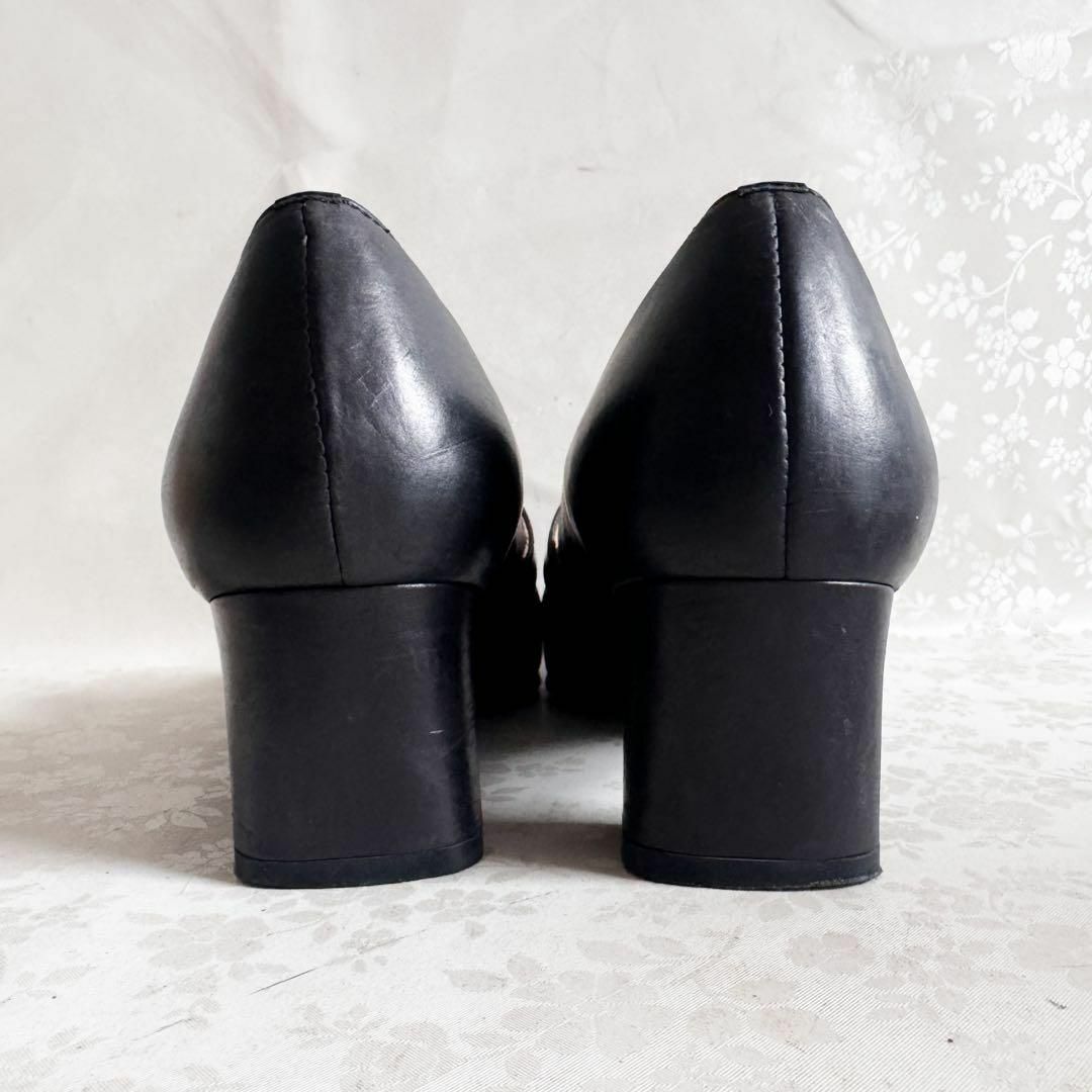 chausser - chausser ショセ レザー パンプス Tストラップ